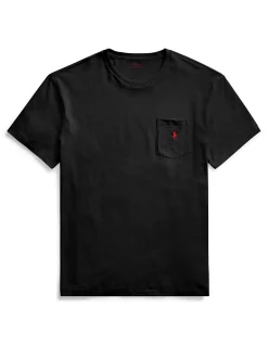 Mens Crew Neck Standard Fit Pocket T-Shirt