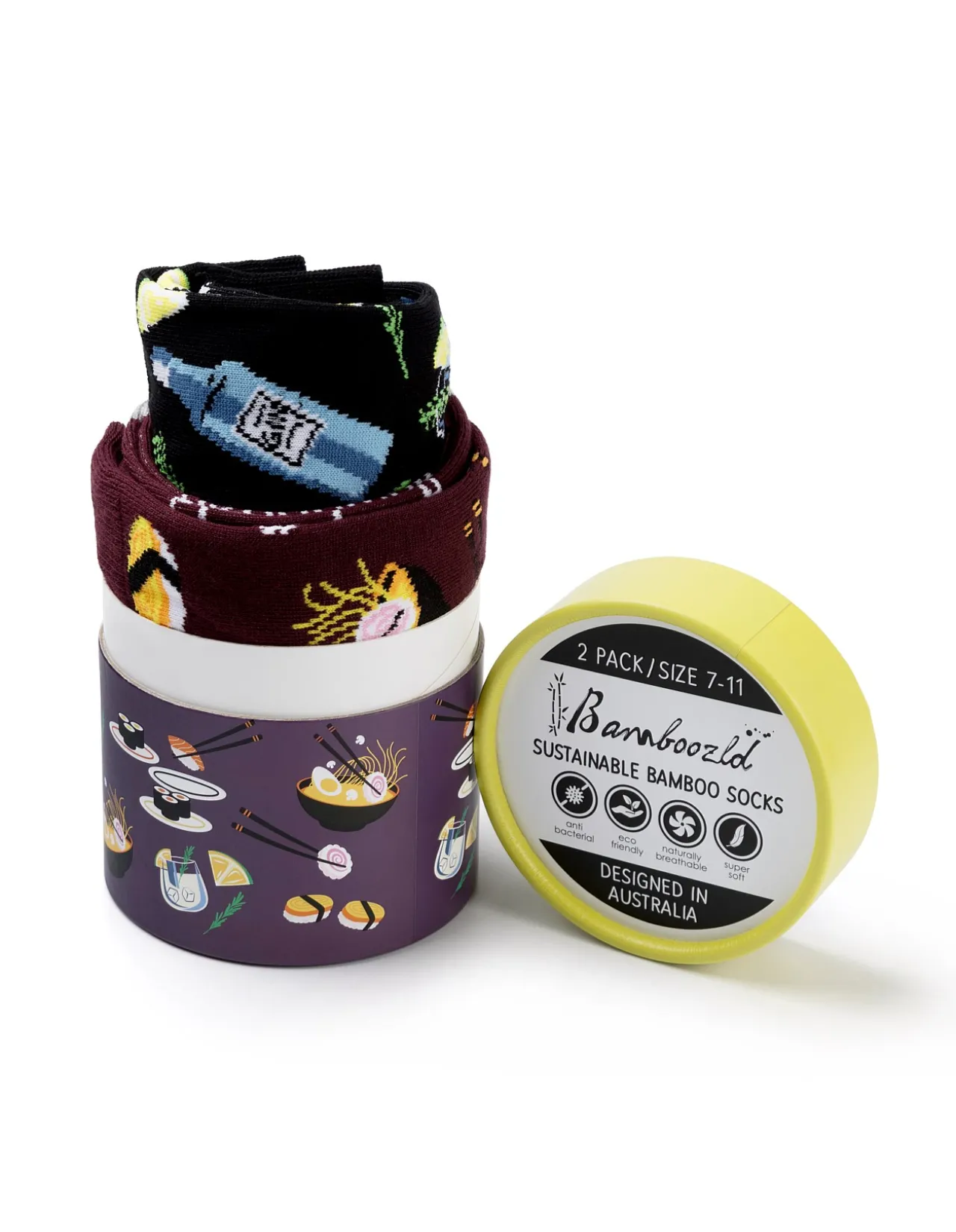 MENS FRIDAY DATE NIGHT SOCKS 2 PACK GIFT CAN