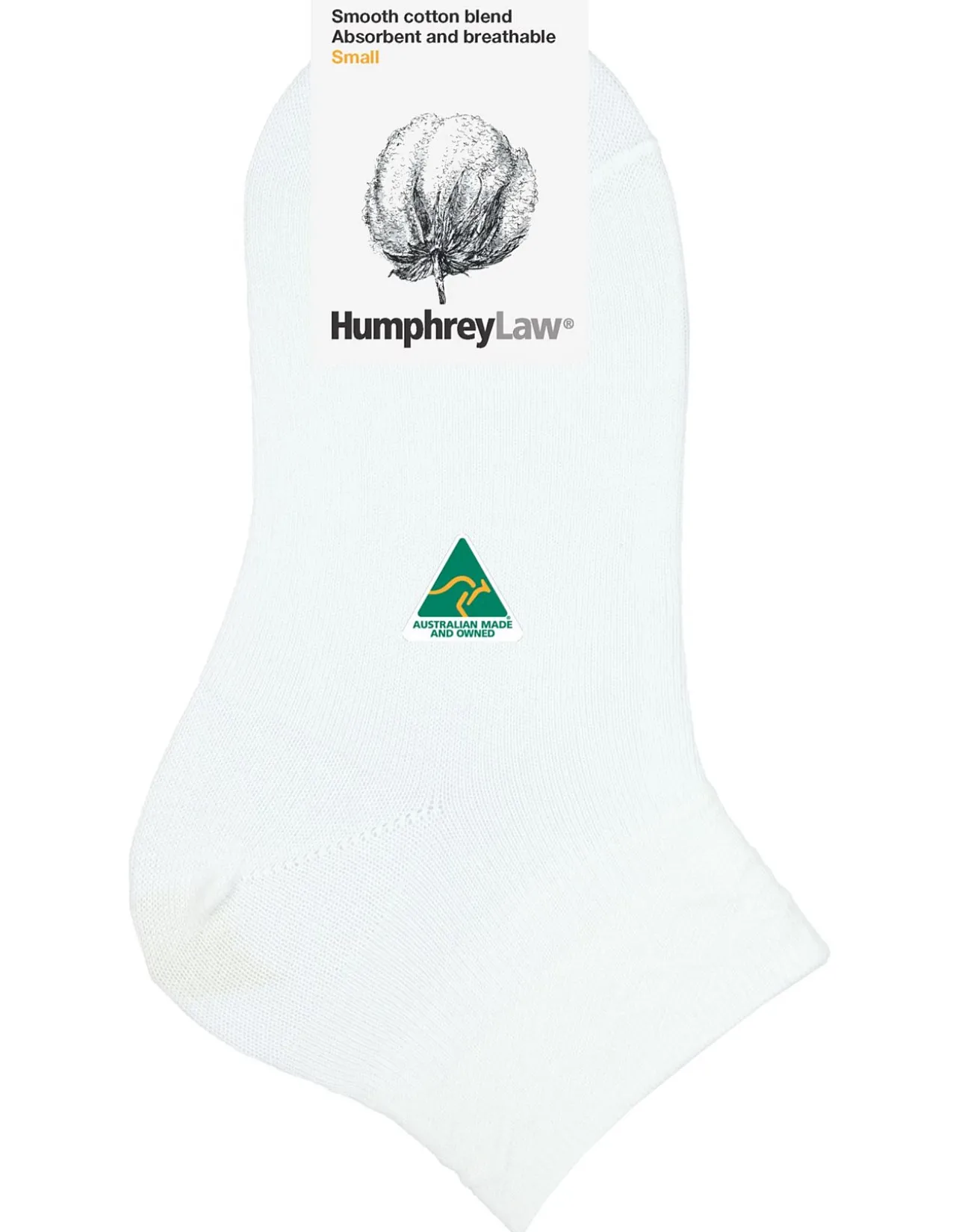 Mercerised Cotton Smooth Ankle Sport Sock