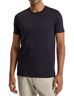 MERCERISED CREW T-SHIRT