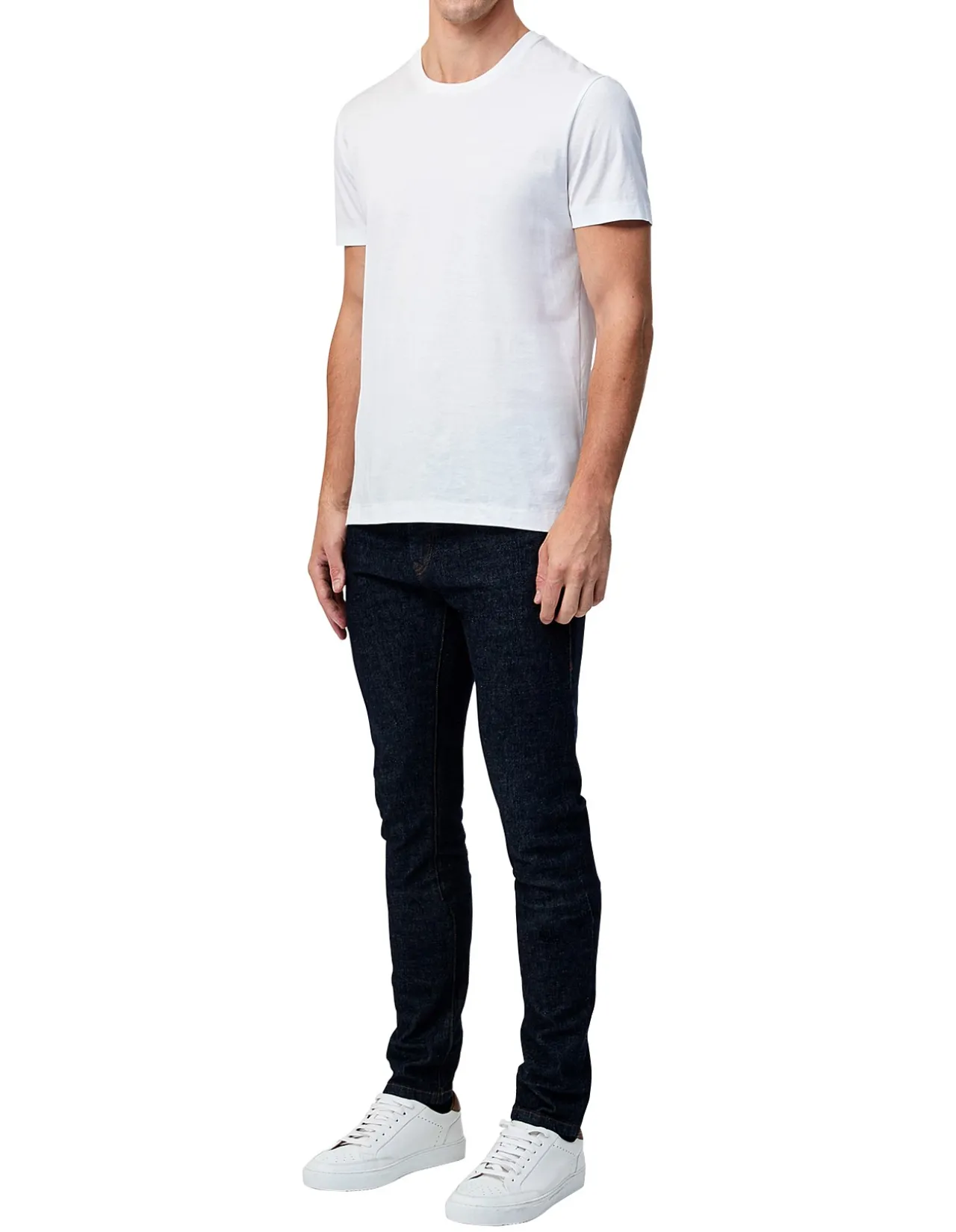 MERCERISED CREW T-SHIRT