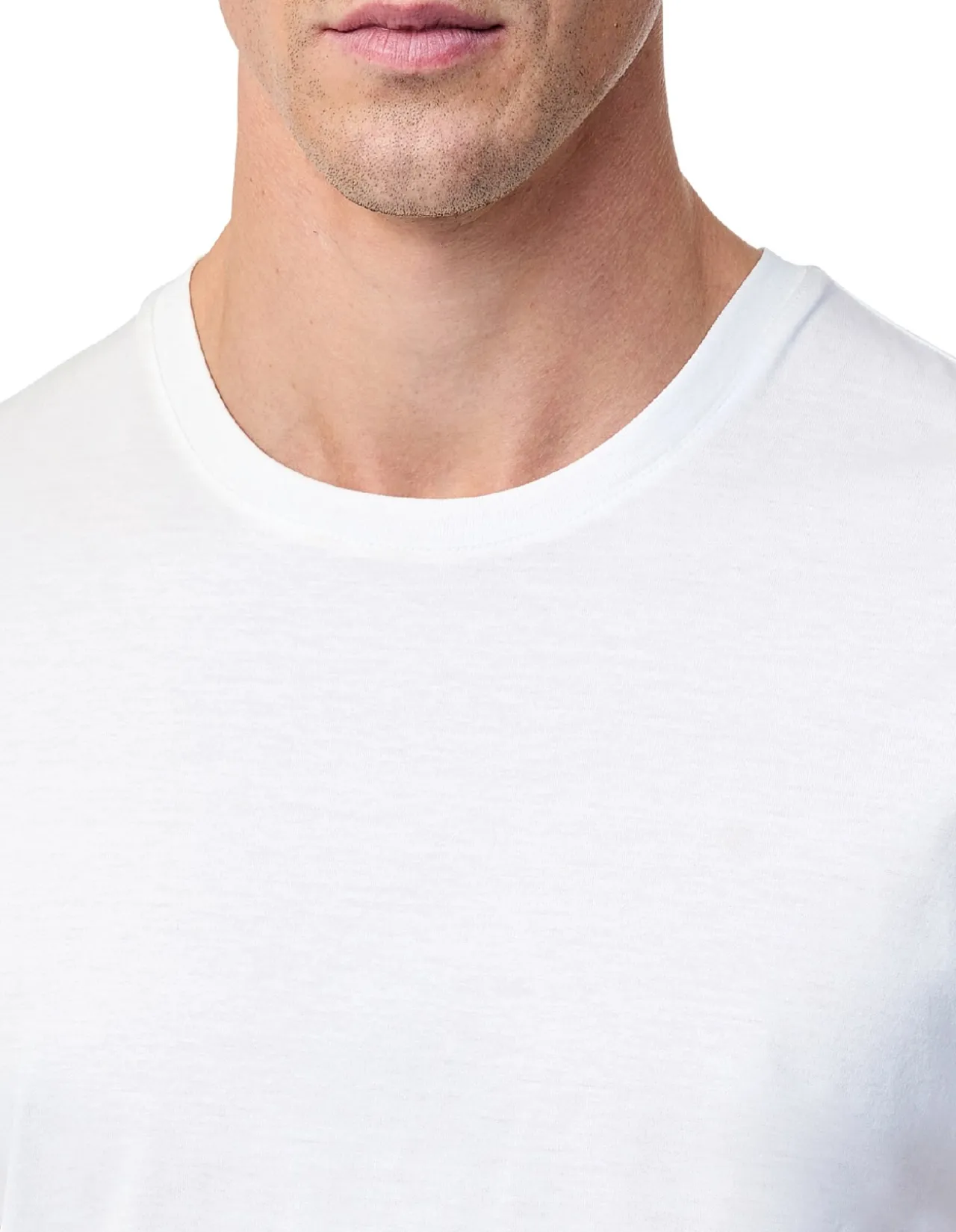 MERCERISED CREW T-SHIRT