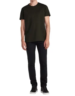 MERCERISED CREW T-SHIRT