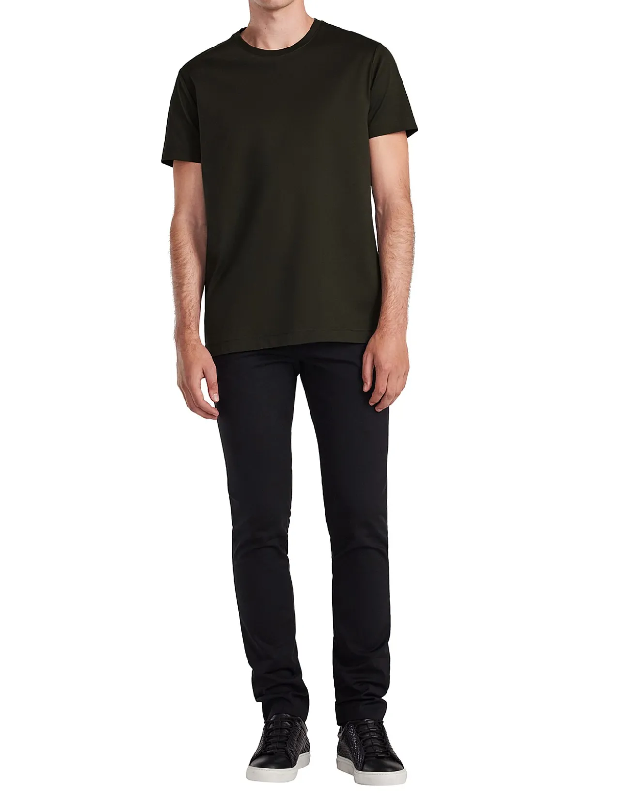 MERCERISED CREW T-SHIRT