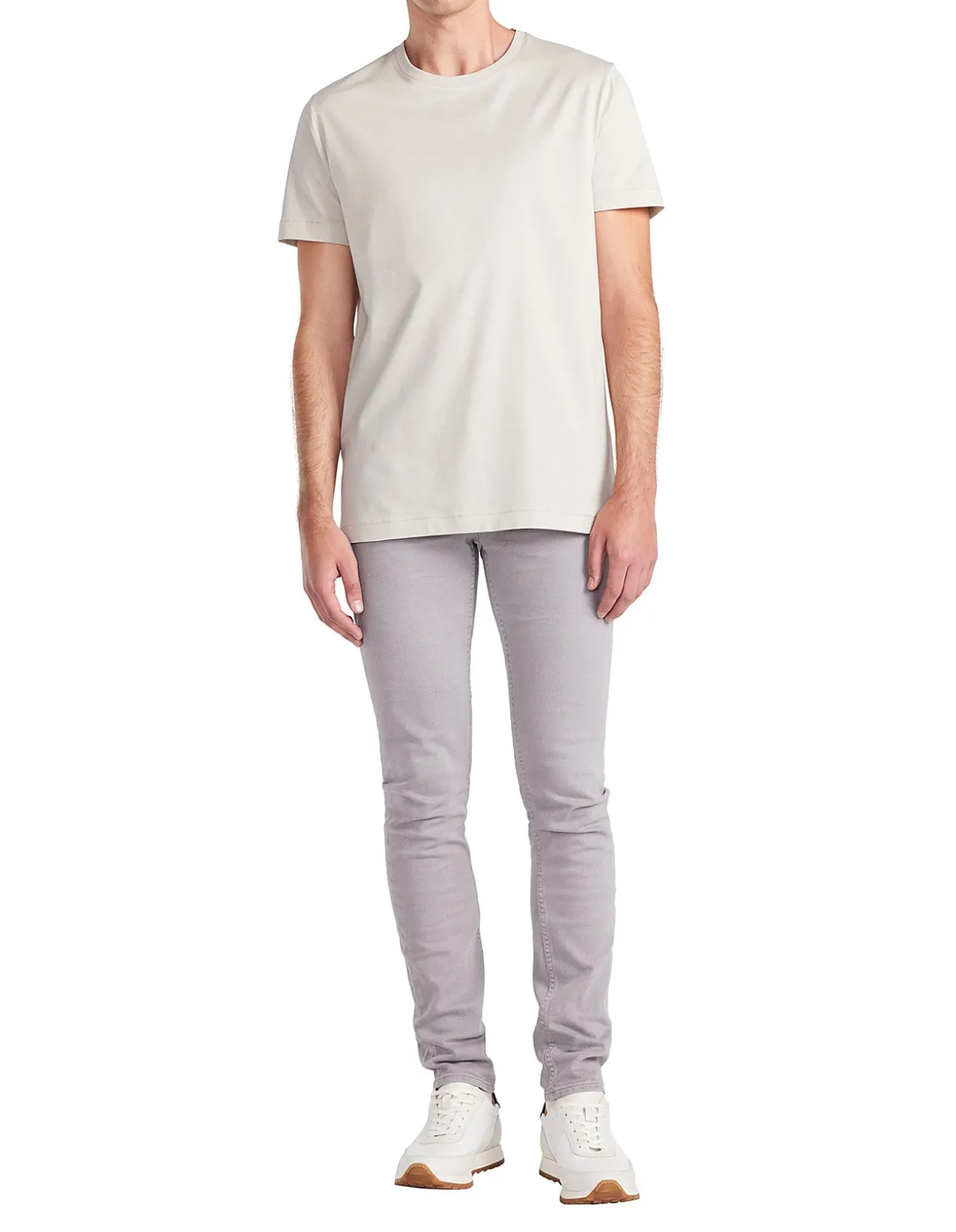 MERCERISED CREW T-SHIRT