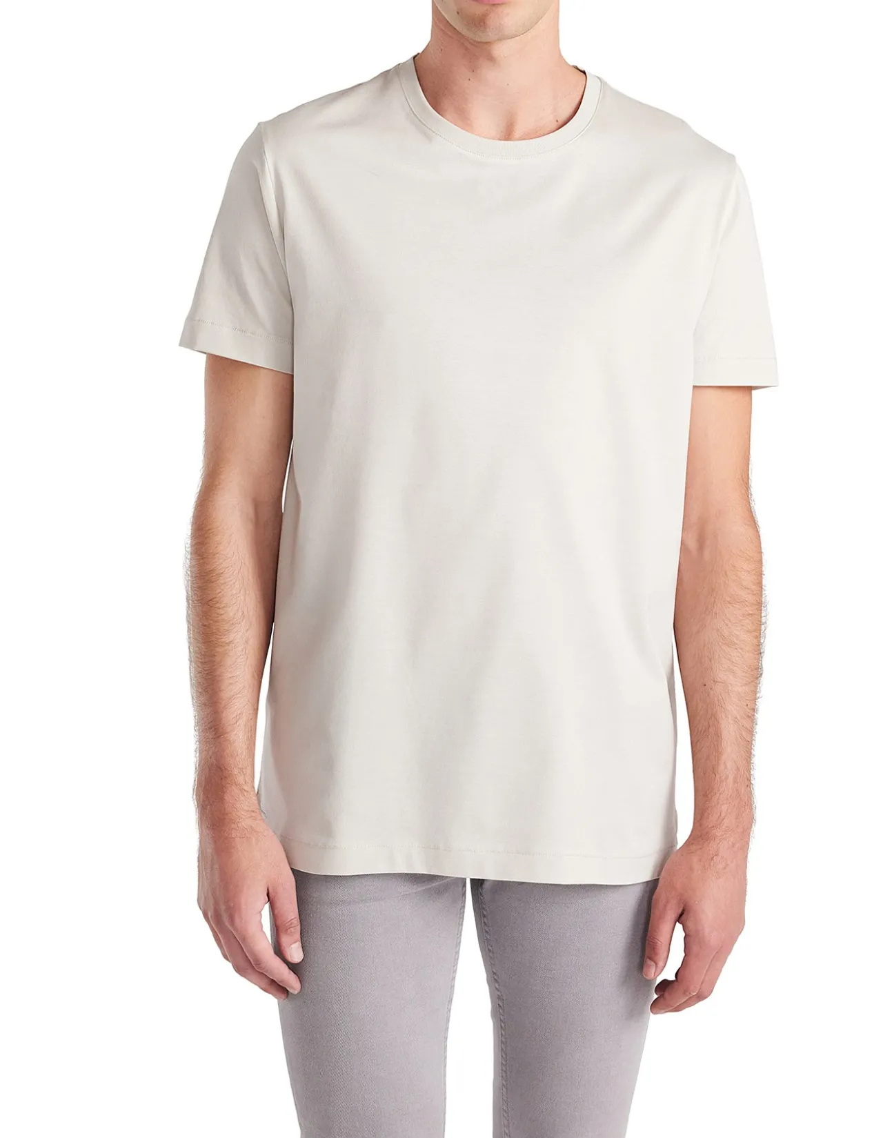 MERCERISED CREW T-SHIRT