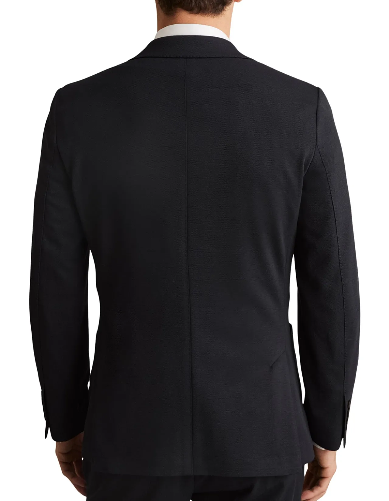 MERIDEAN SINGLE BREASTED 1B PEAK TEXTURED MELANGE SPORTSCOAT