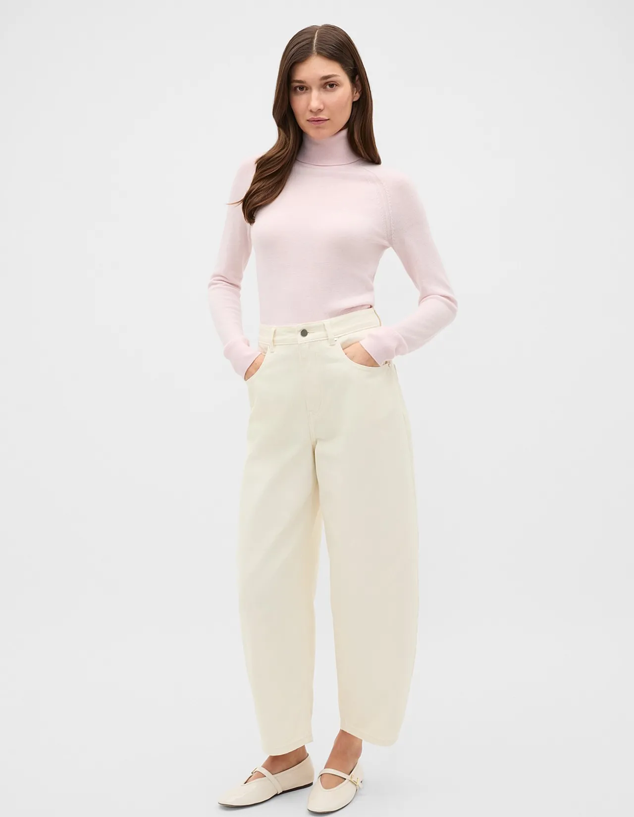 MERINO ROLL NECK RAGLAN KNIT