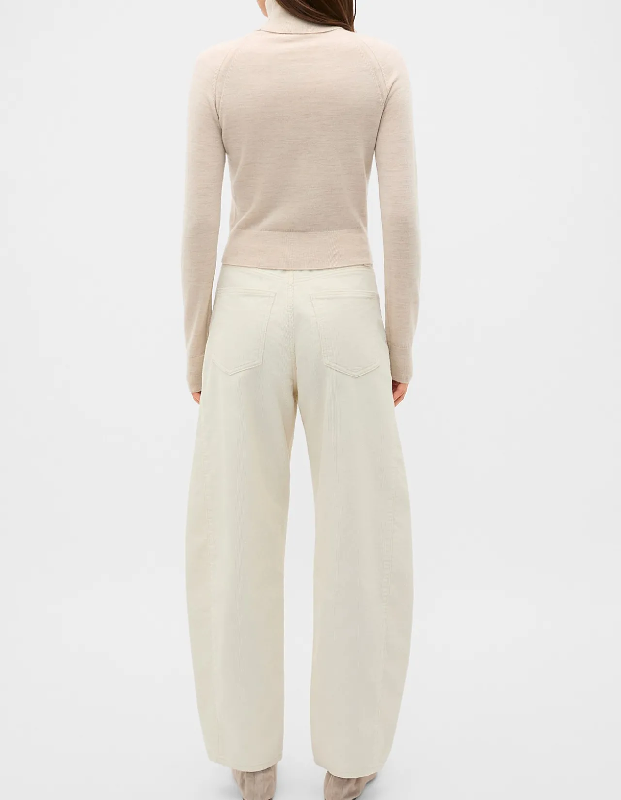 MERINO ROLL NECK RAGLAN KNIT