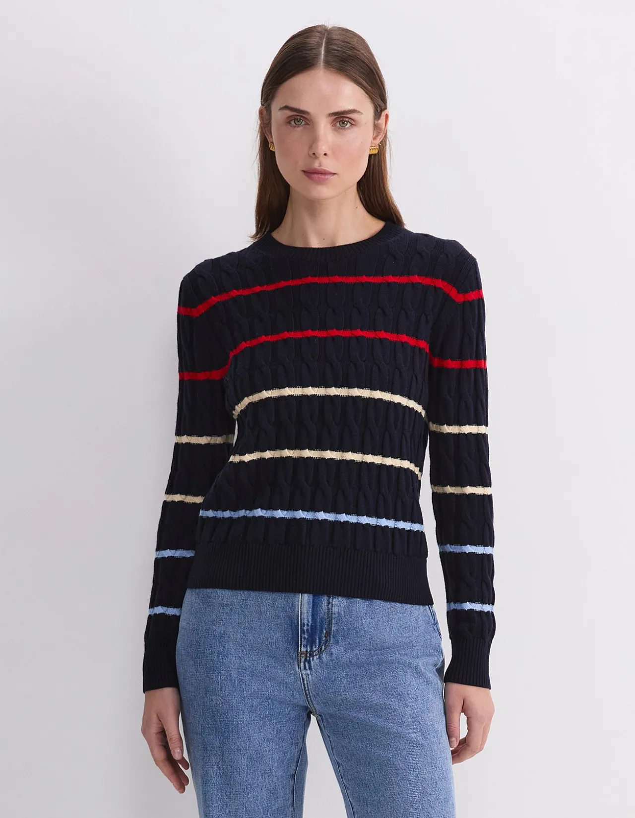 MERINO CABLE SWEATER