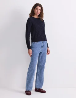 MERINO CABLE SWEATER