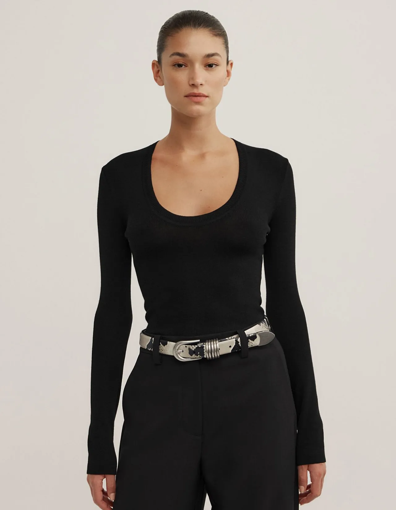 Merino Scoop Knit