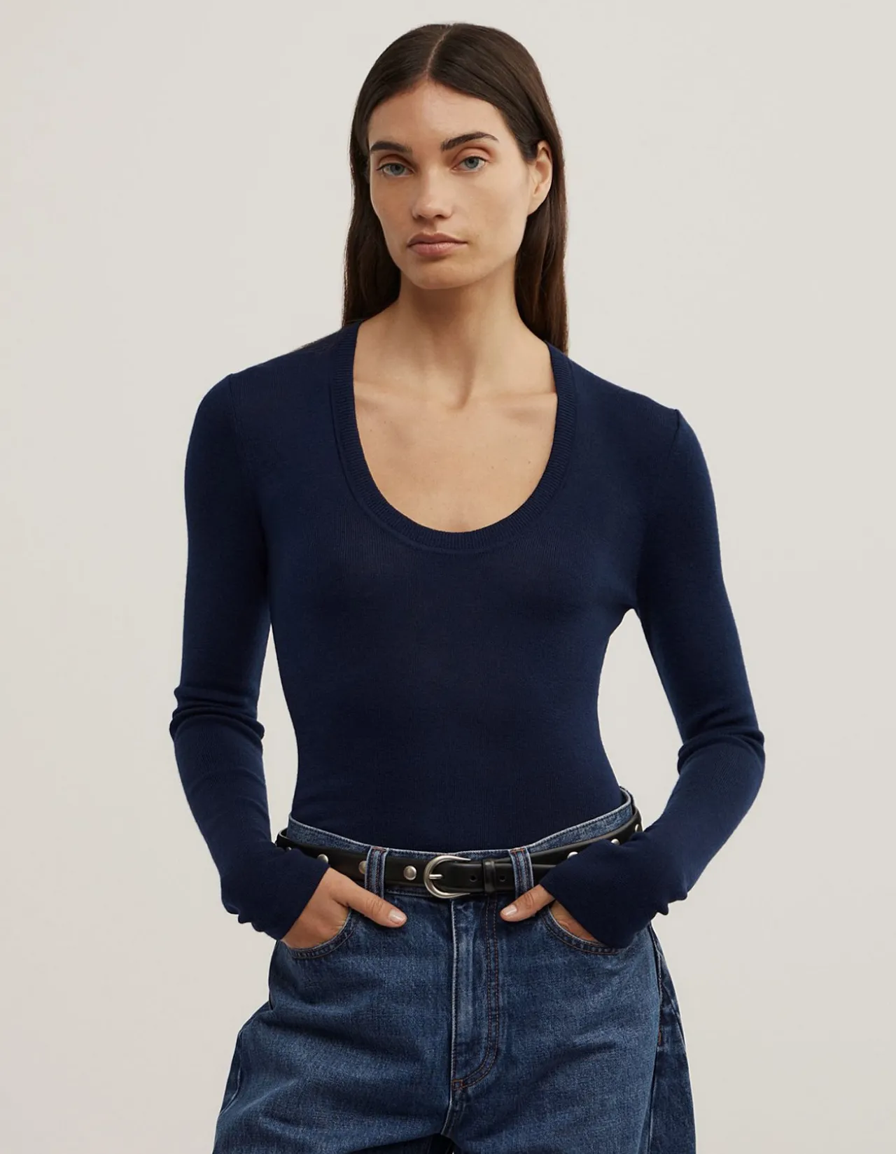 Merino Scoop Knit
