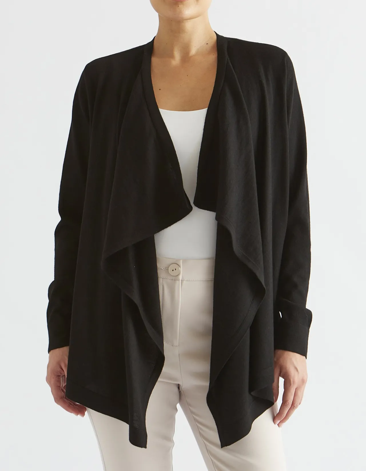 Merino Waterfall Cardigan