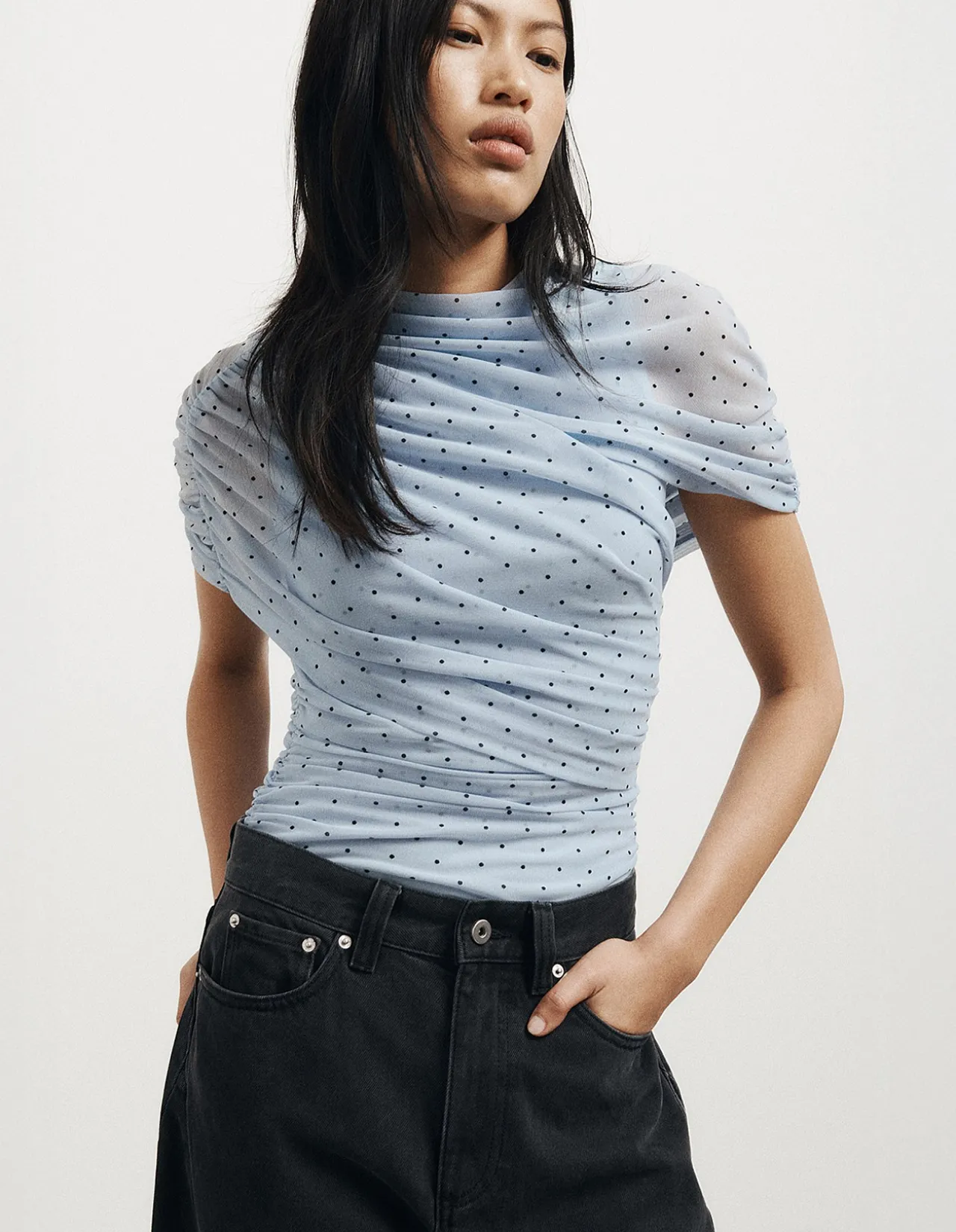 Mesh Cape Top