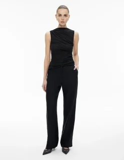 Mesh Drape Tank Top