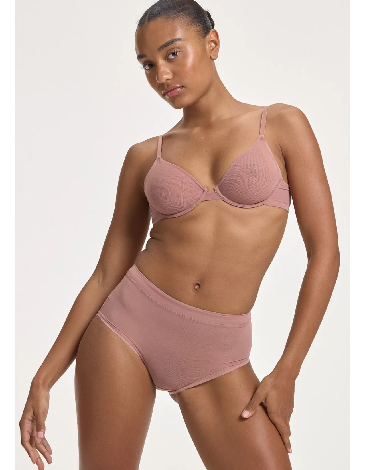 Mesh Underwire Bra