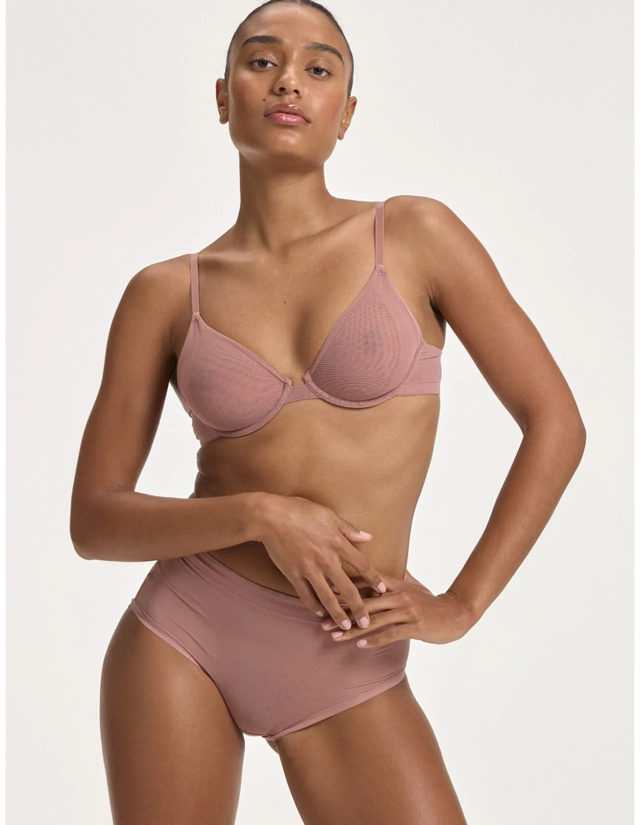 Mesh Underwire Bra