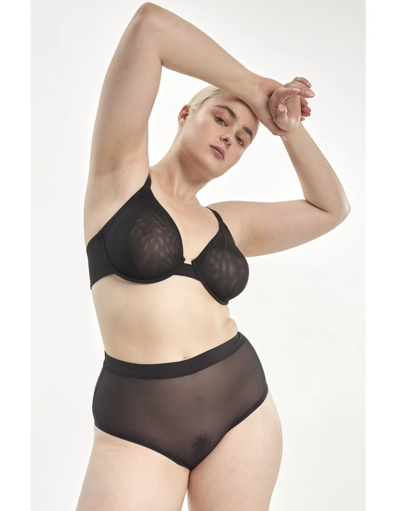 Mesh Underwire Bra