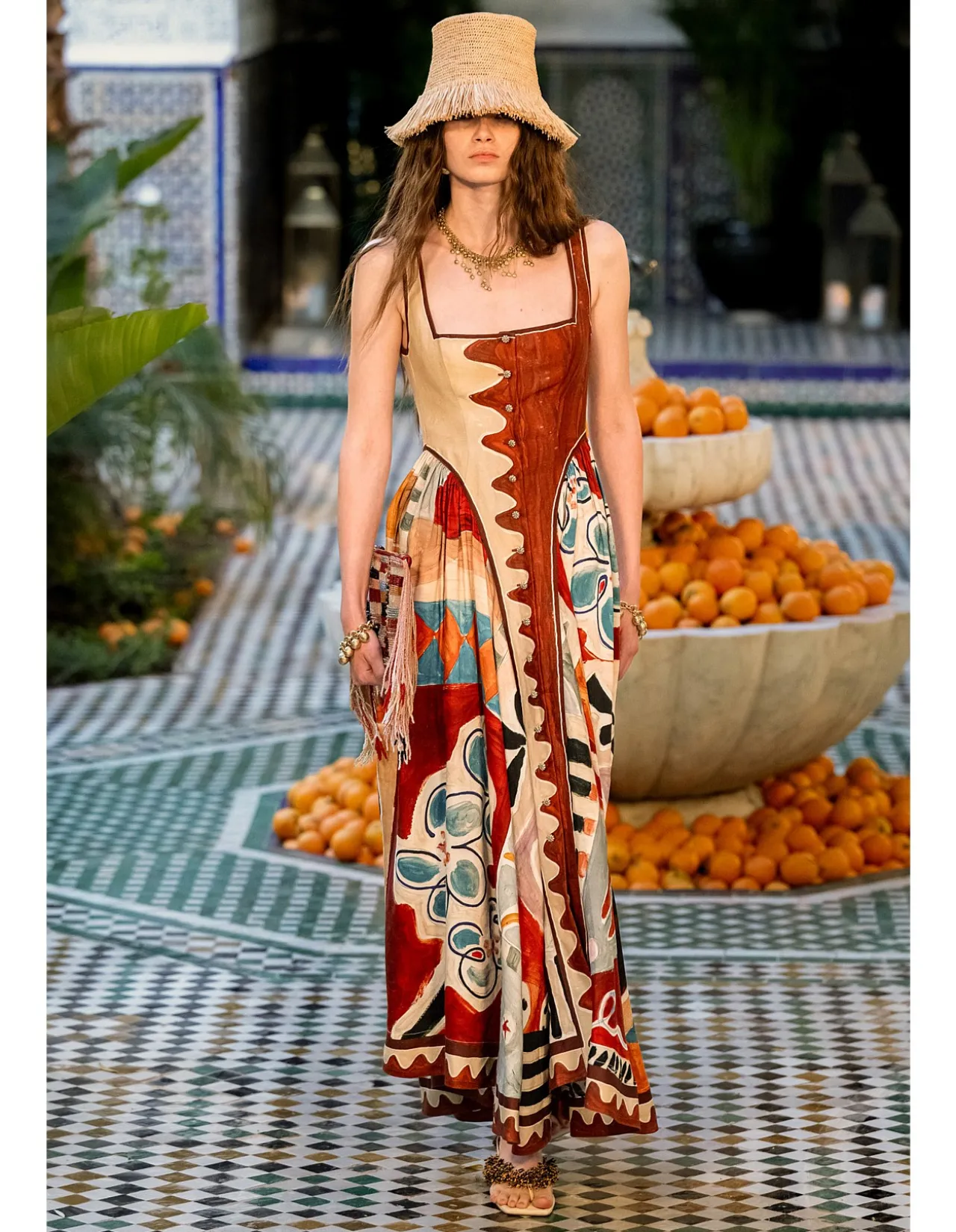MICHELLE SQUARE NECK MIDI DRESS