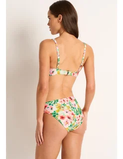 Mid Rise Ruched Pant