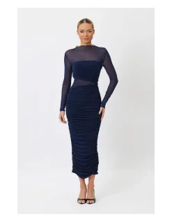 MIDNIGHT MIDI DRESS