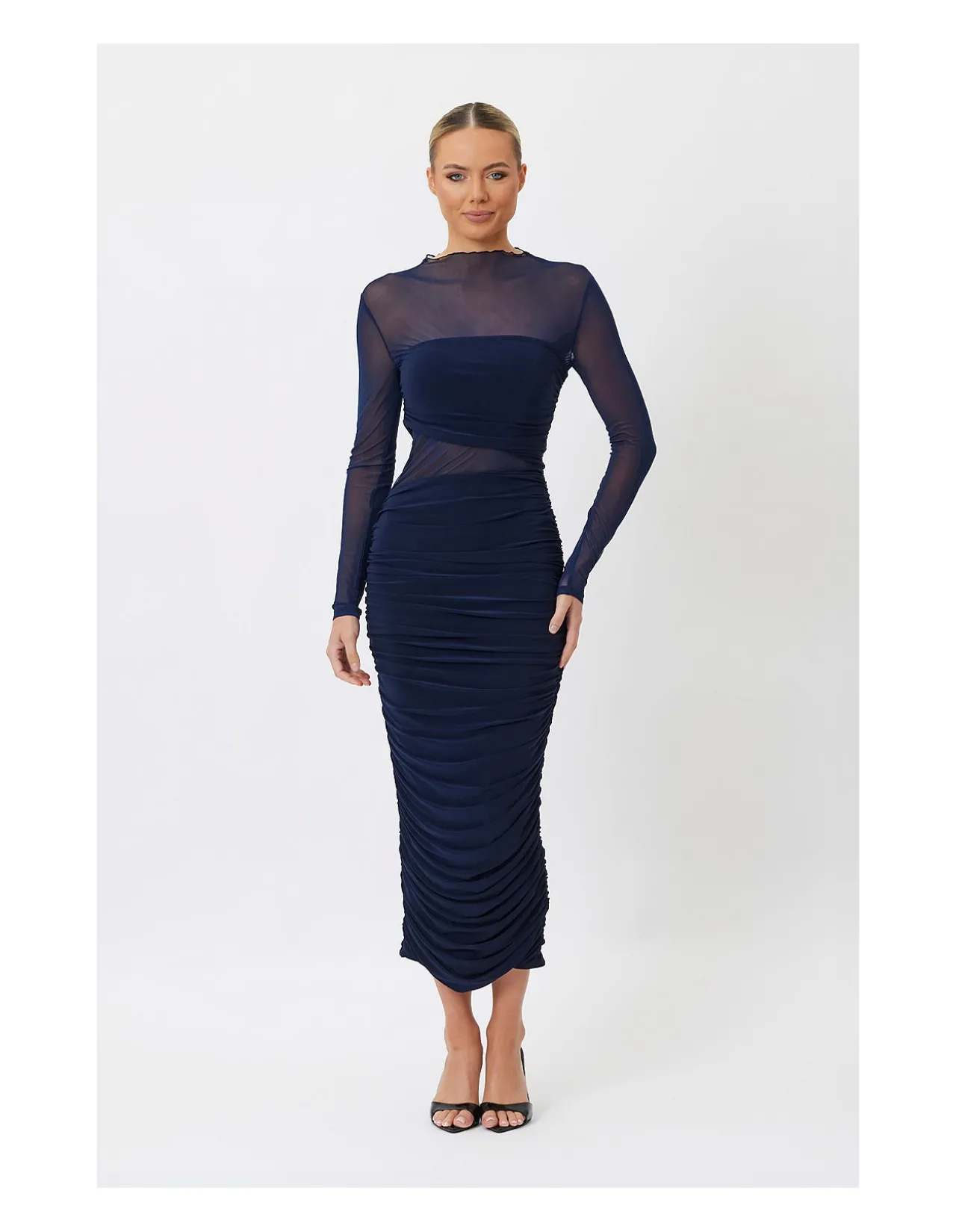 MIDNIGHT MIDI DRESS