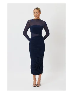 MIDNIGHT MIDI DRESS