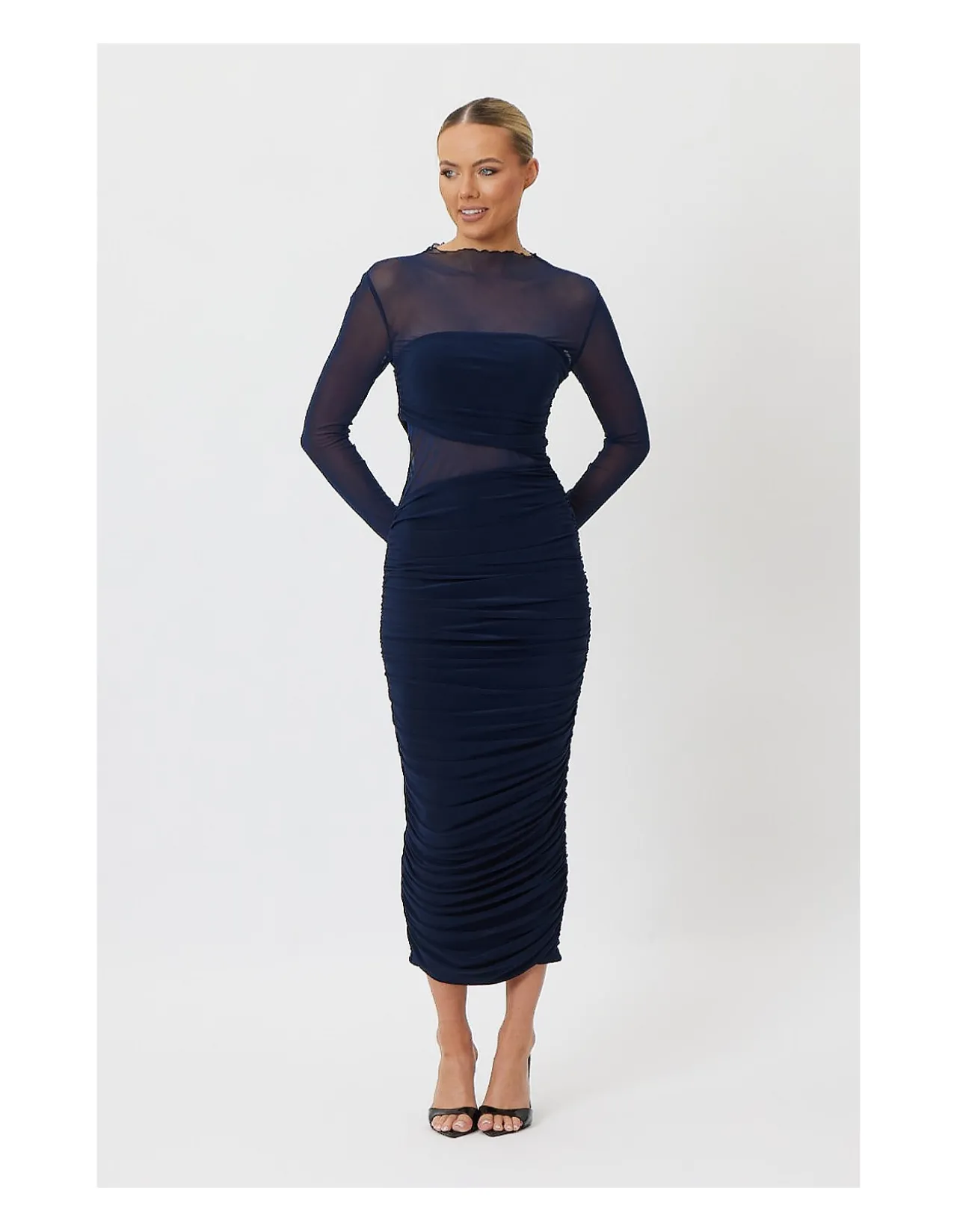 MIDNIGHT MIDI DRESS