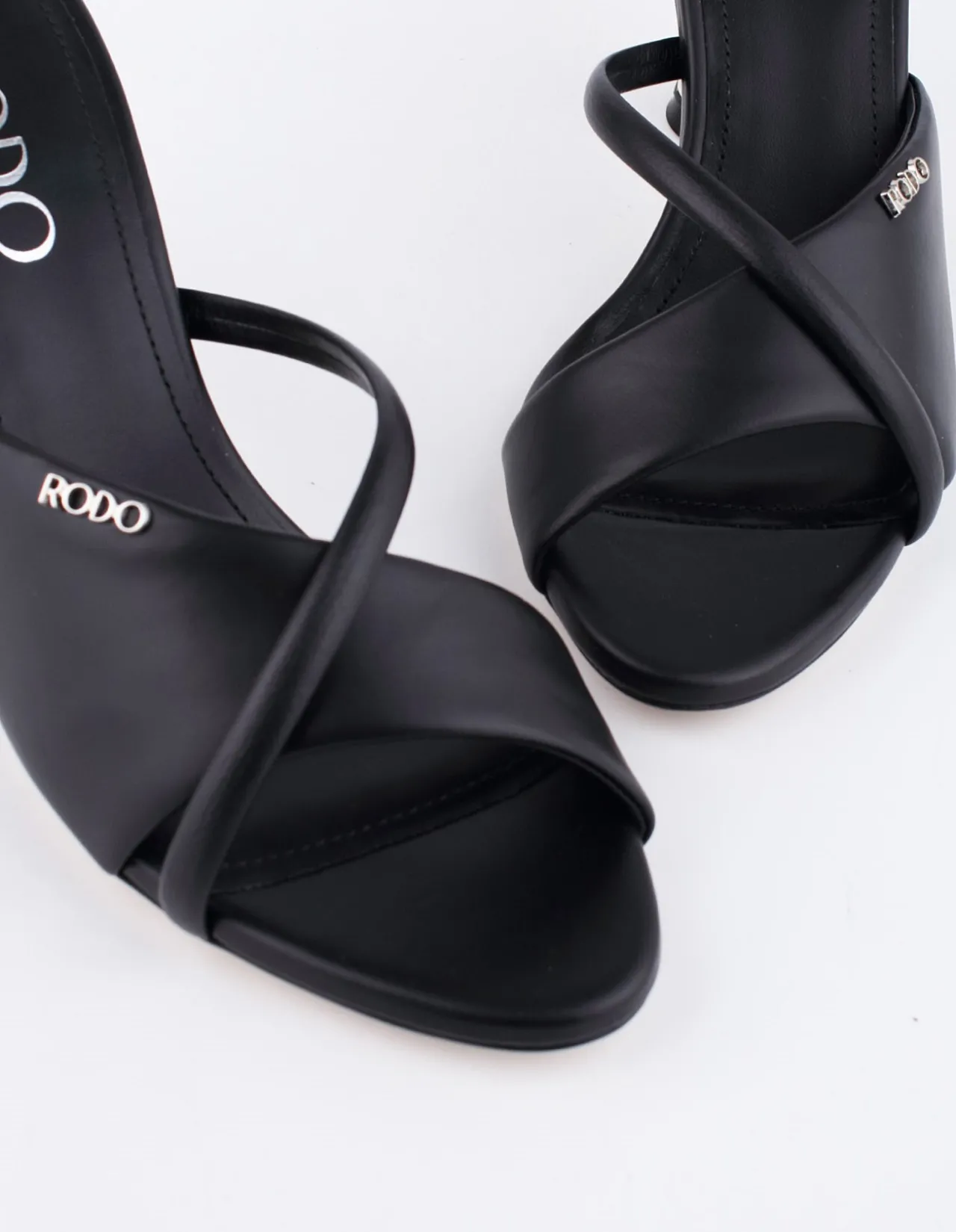 MIDOLLINO CALF HEEL 55 SANDAL