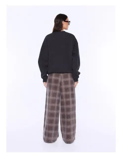 MILA OVERSIZED SWEATER - PHANTOM