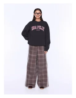 MILA OVERSIZED SWEATER - PHANTOM