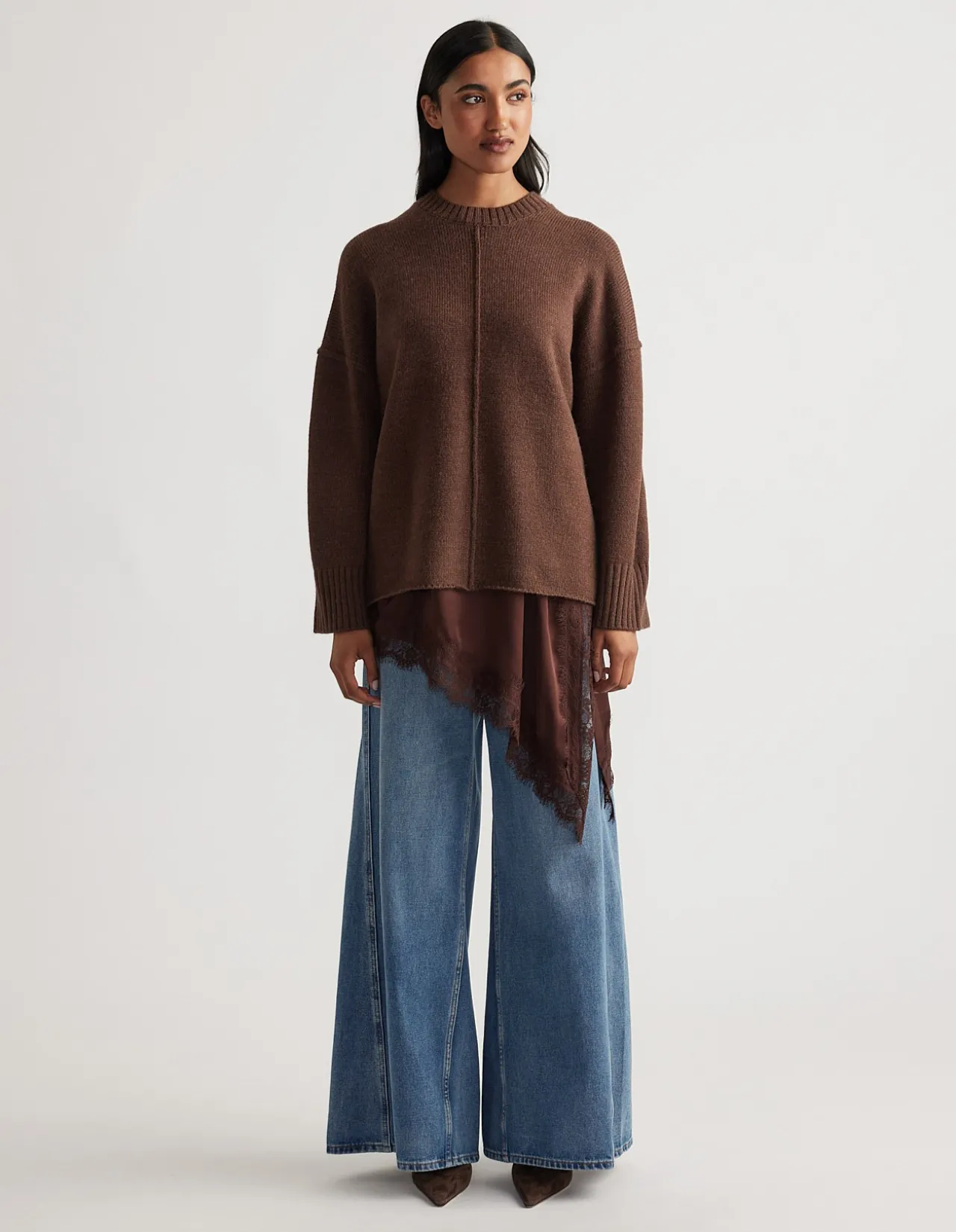 MILENA SEAM DETAIL KNIT JUMPER