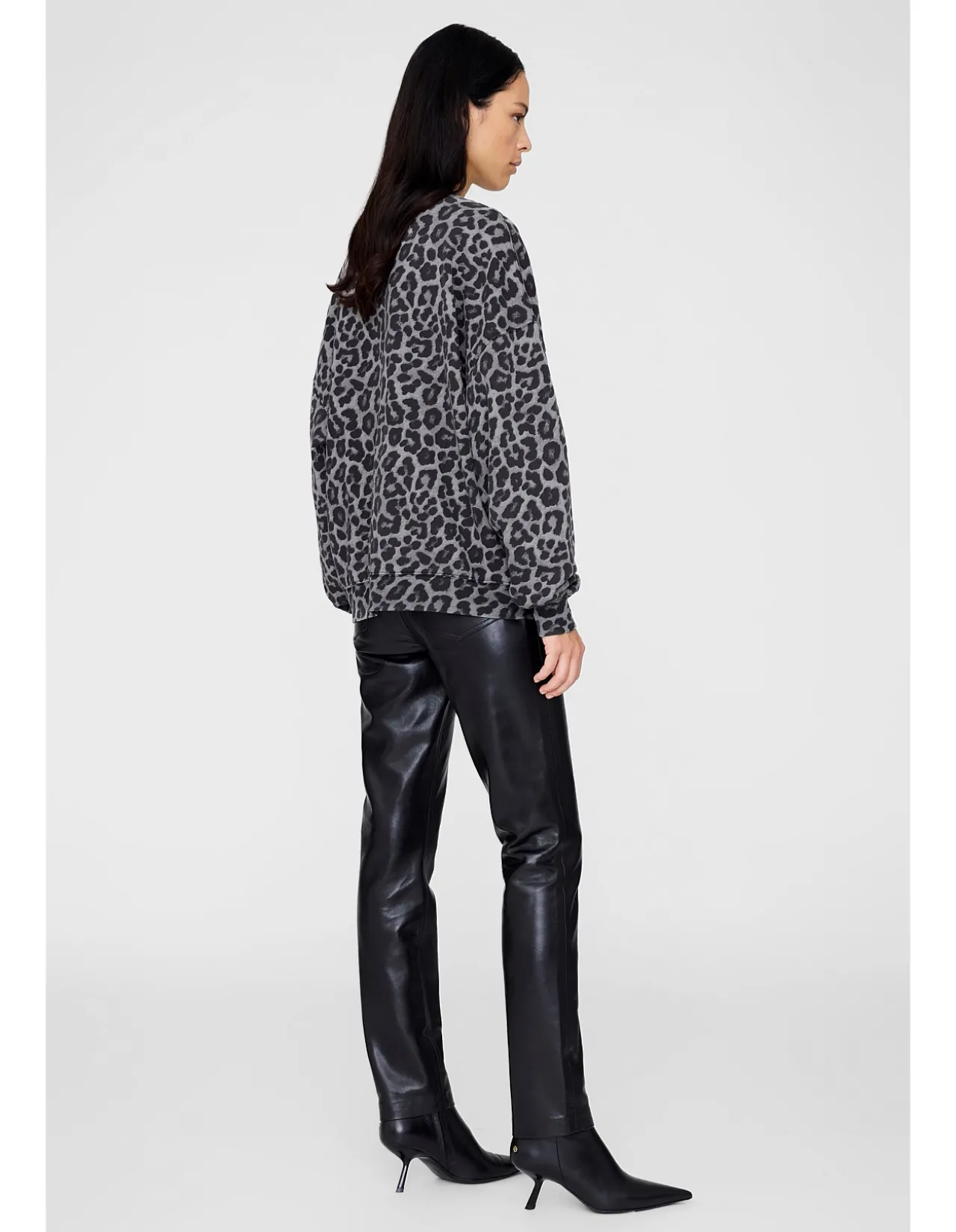 MILES CREWNECK SWEATSHIRT LEOPARD