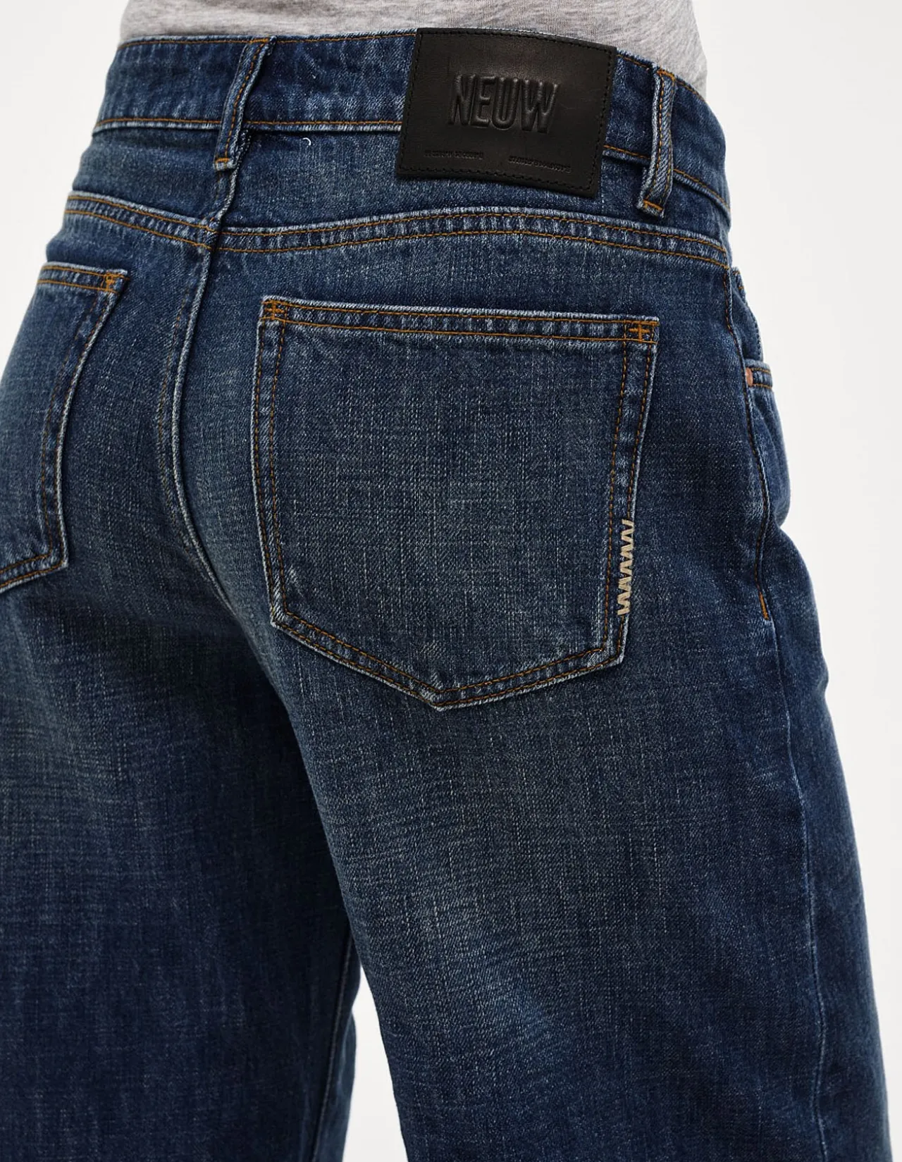 Milla Wide Mid Rise Rigid Wide Leg Jeans