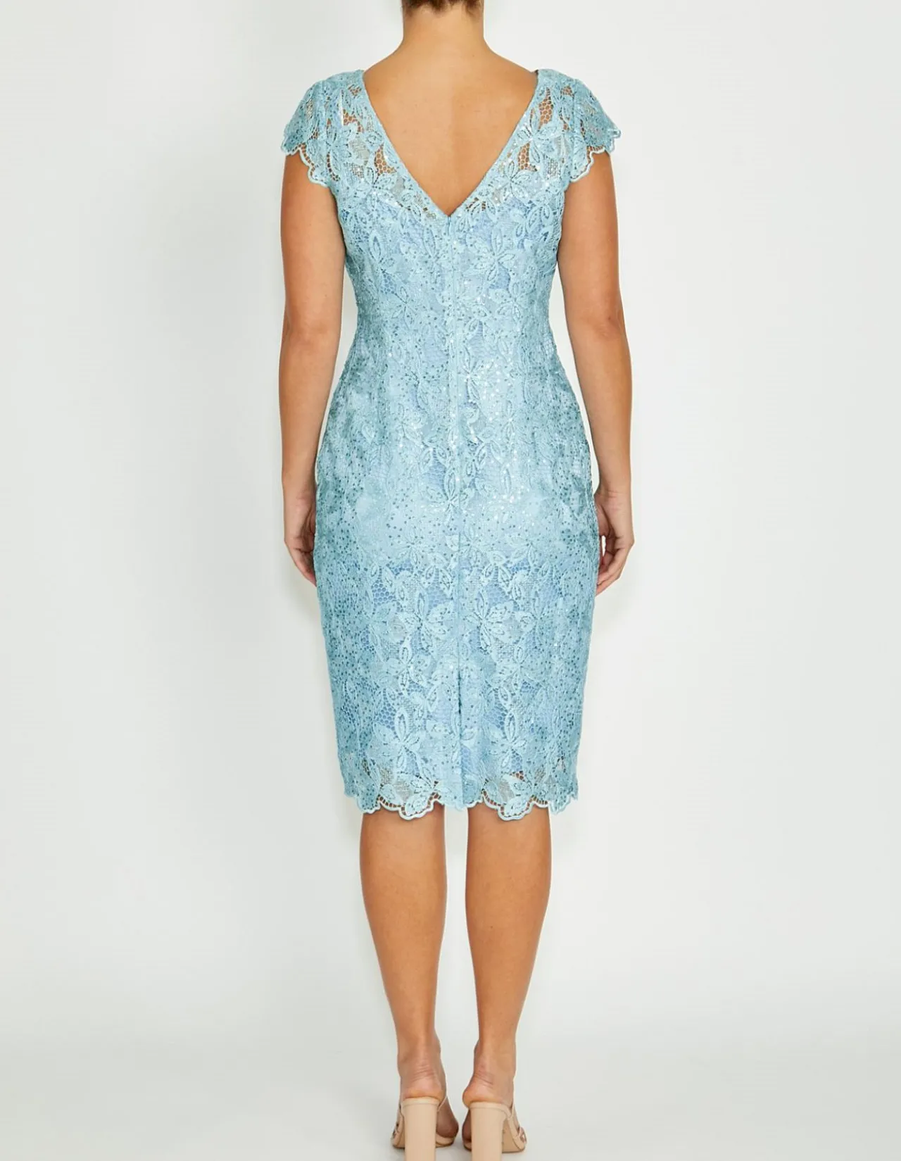 MILLICENT SILVER MINT DRESS
