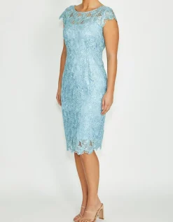 MILLICENT SILVER MINT DRESS
