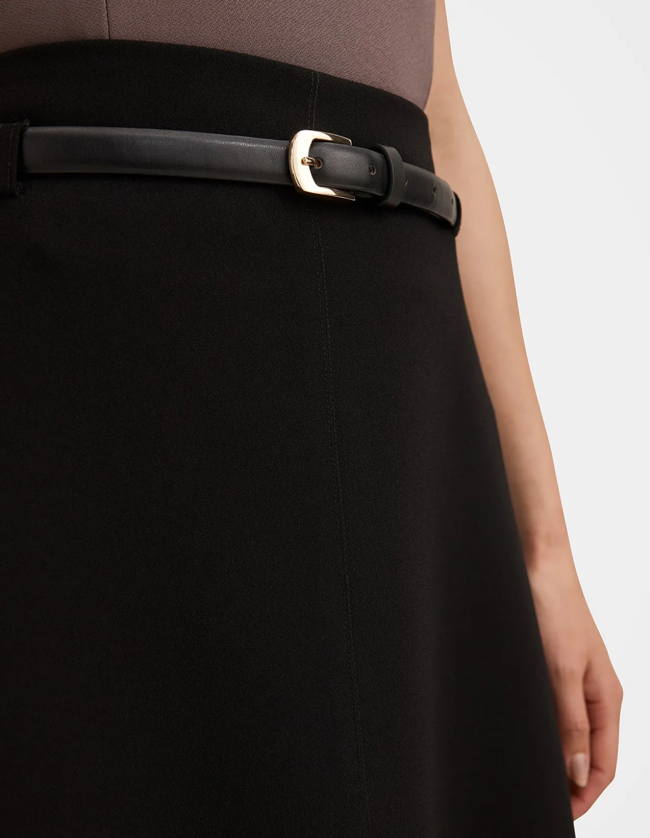 MILLIE BELTED MIDI SKIRT