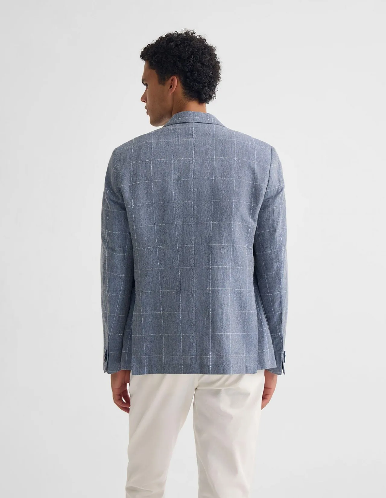 MILTON 1/2 LINED CHECKED BLAZER