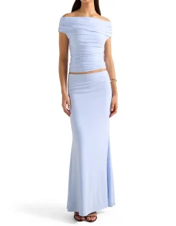 MIMI FLUTE MAXI SKIRT