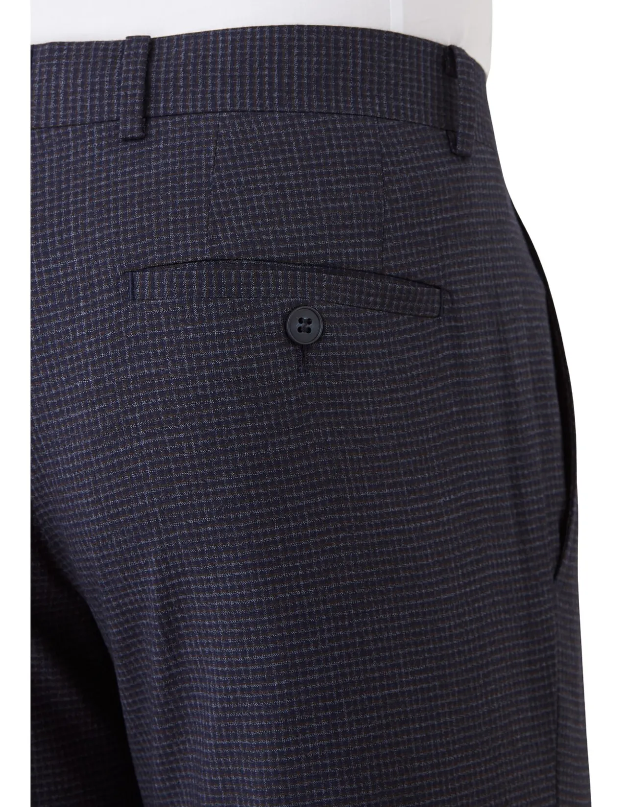 MINI CHECK SUIT TROUSER
