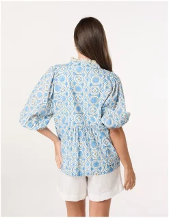 MIRABELLE FRILL BLOUSE