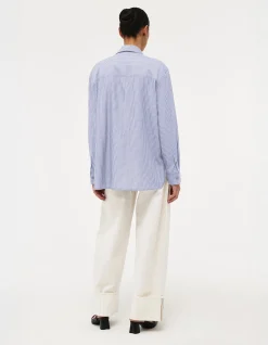 Mirage Drape Stripe Shirt