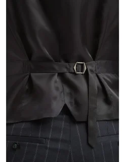 MIRO TEXTURED PINSTRIPE VEST