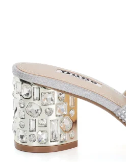 MIRRORS HEELED MULE