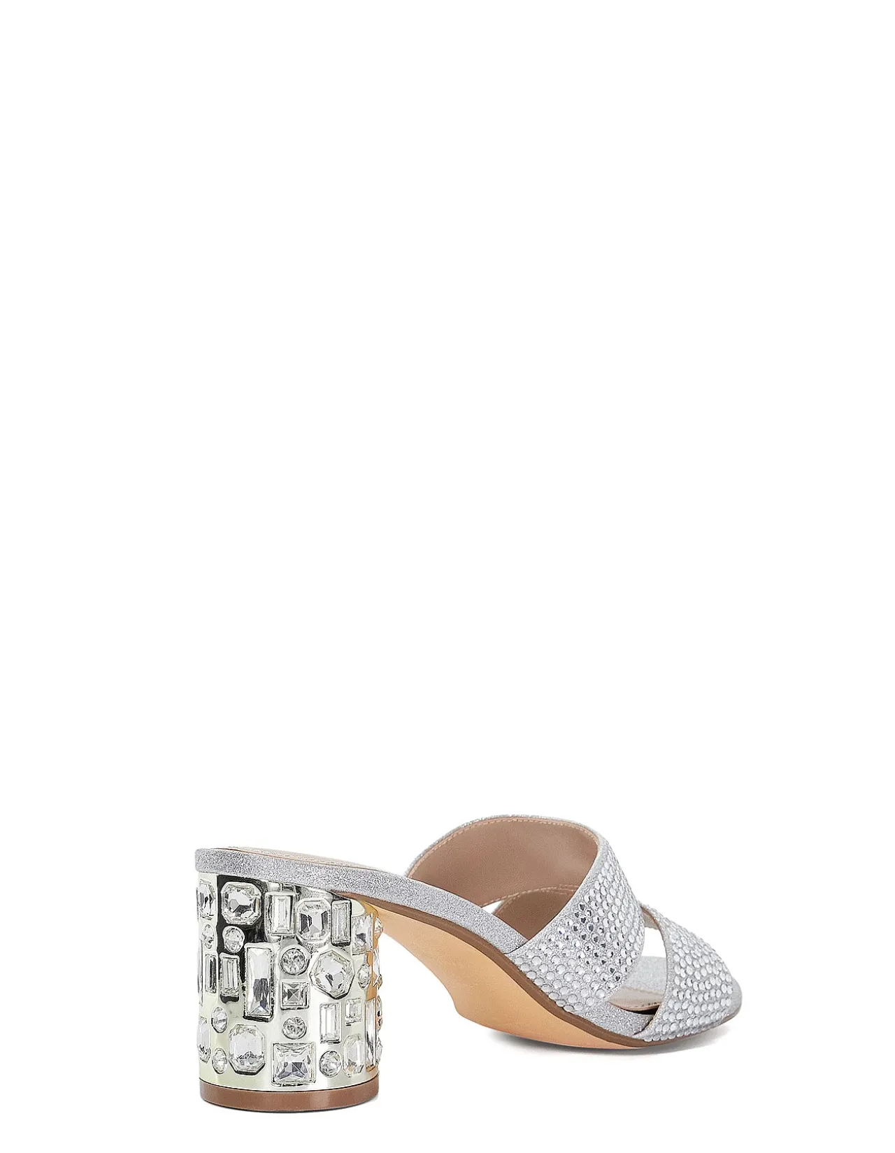 MIRRORS HEELED MULE