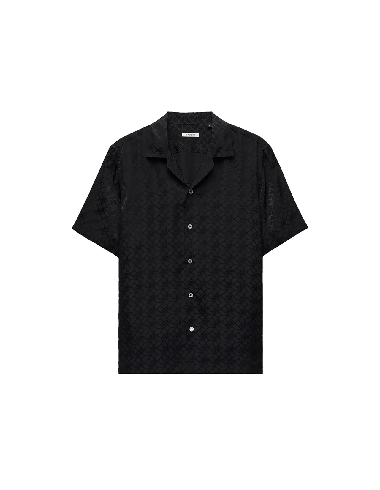 MONOGRAM SILK SHORT SLEEVE SHIRT