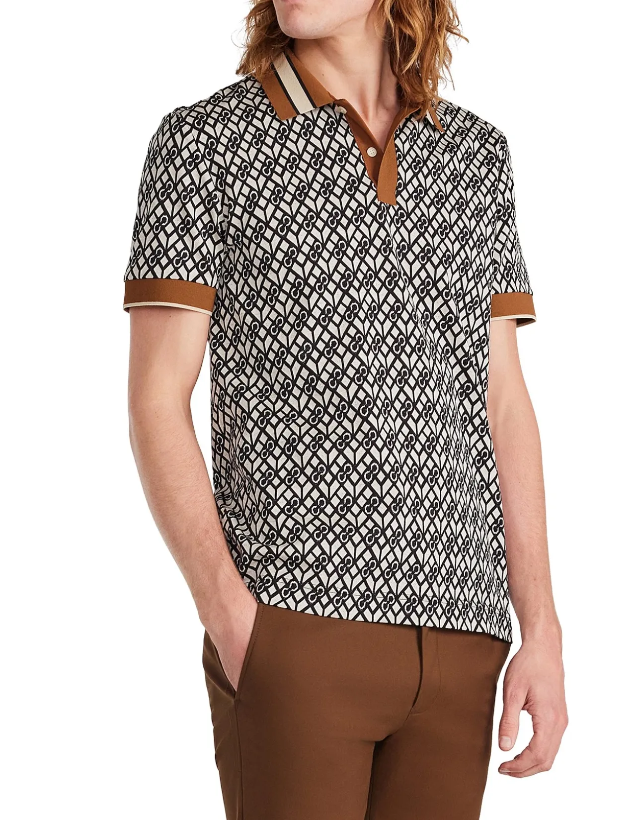MONOGRAM JACQUARD POLO
