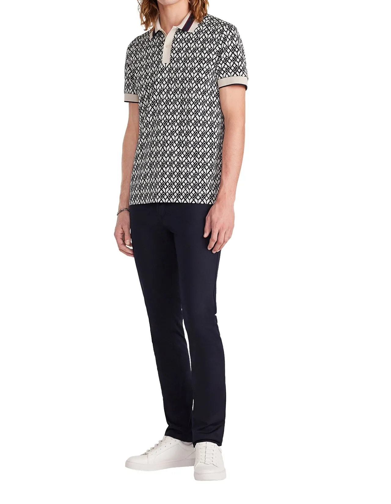 MONOGRAM JACQUARD POLO