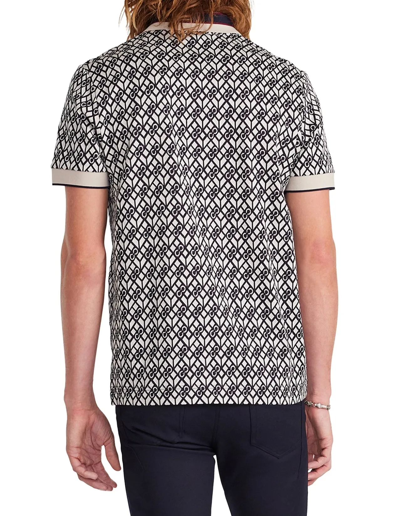 MONOGRAM JACQUARD POLO